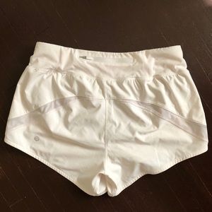 Lululemon white shorts